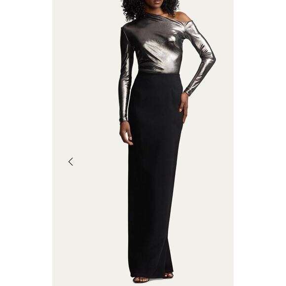 Ralph Lauren Collection Purple Label Wool Cashmere Black Maxi Pencil Skirt 0 XS - Picture 8 of 16